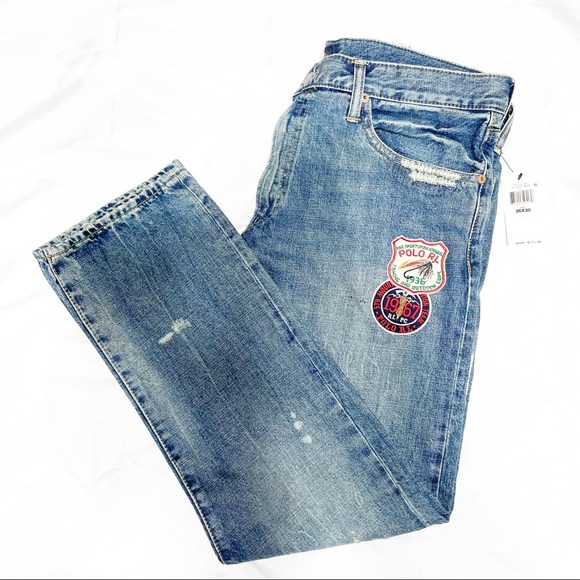 POLO RALPH LAUREN VARICK SLIM STRAIGHT JEANS - Picture 3 of 9